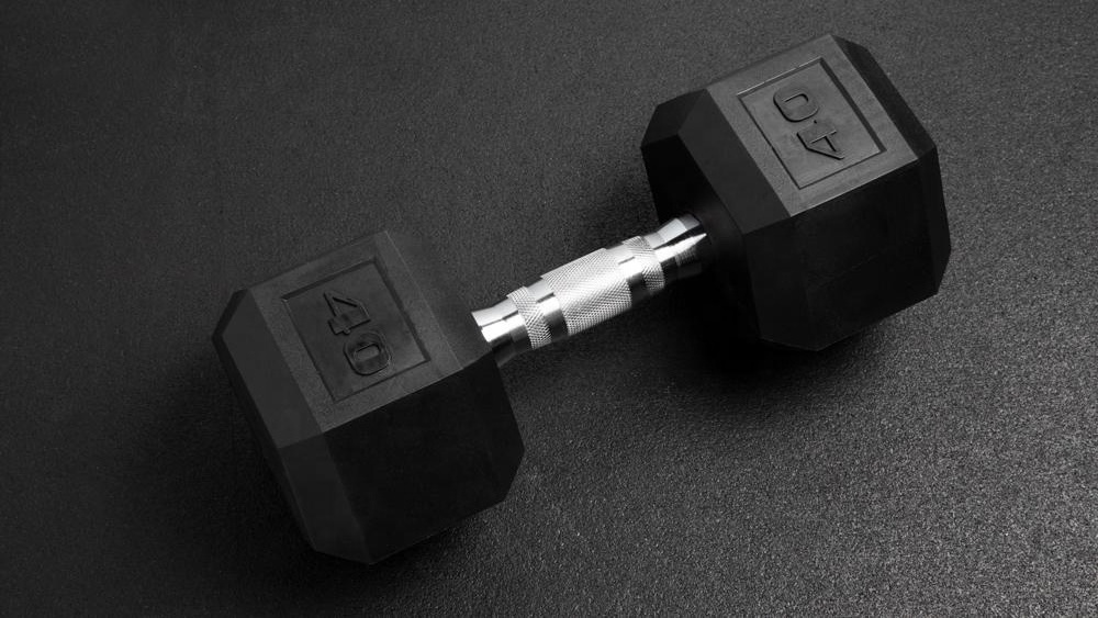 Gym Equipment Hex Dumbbell Set in LB Weight Lifting Hex Rubber Coated Dumbbells