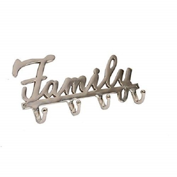 Personalized Clothes Hanger Wall Mounted Aluminum Customized Unique Word Believe Clothes Towel Holding At Wall Bathroom Hooks