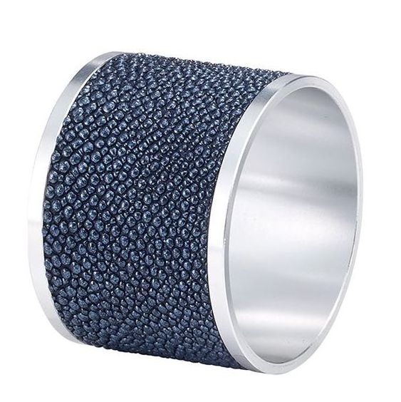 Solid Aluminium Round Doted Design Handmade Unique Table Top napkin Holder Handmade Napkin With Polish And Half Blue Antique