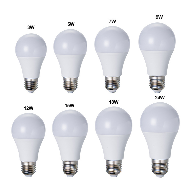 wholesale 12v dc led light bulb e27 3w 5w 7w 9w 12w 15w 20w 30w 45w LED ball bulb