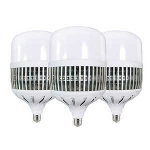 Wholesale Housing  Pc Pp Aluminum T Shape Skd Parts Raw Material E40 E27 36W 50W 80W 100W 150W Led T Bulb Fins Bulb