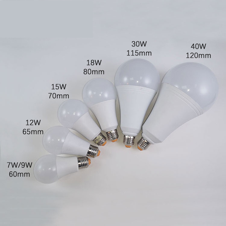 Raw Material Led Bulb Factory Price Led 12-85v 5w 9w 12w 18w Lamp Smd 12v Dc Light E27 Led Bulb