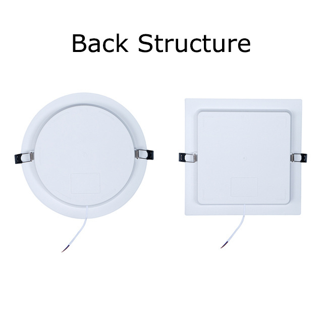 Hot sale Cheap Price OEM ODM SMD 85-265v DC 18W Led Recessed Slim Ceiling Square Round LED Panel Light