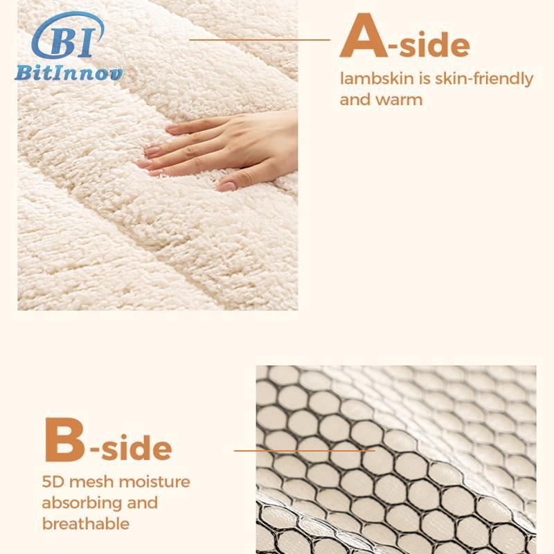 Bitinnov 12 Inch Luxury Queen Size Gel Memory Foam Mattress Latex Foam Sleep Well Foam Mattress Roll In A Box