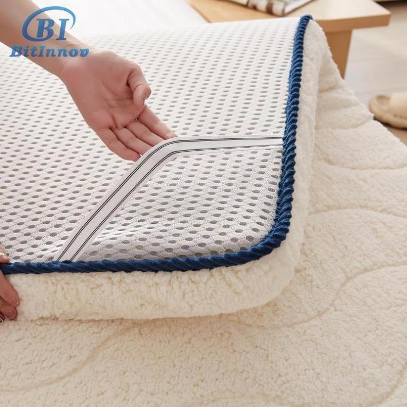 Bitinnov cashmere fabric custom sizes mattress luxury hotel latex king queen size mattress topper