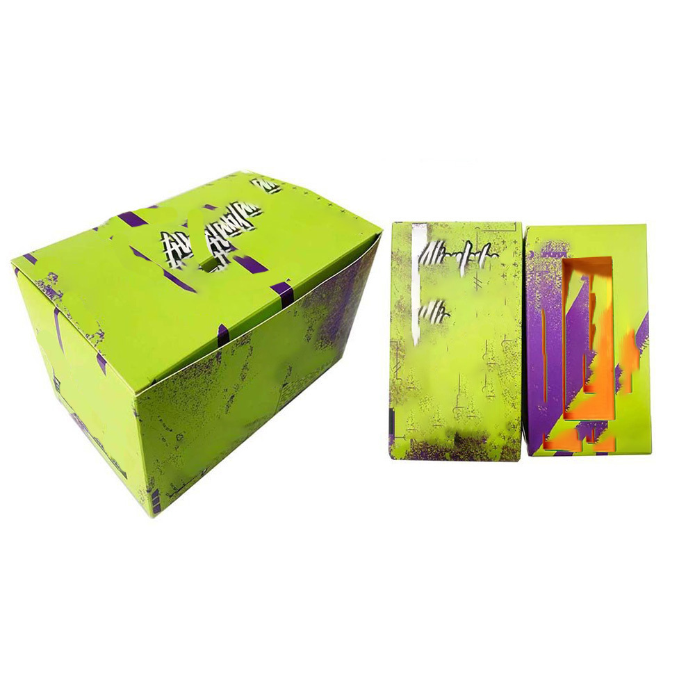 Eco friendly Custom Logo disposable pen Cardboard Packaging Card Box 1g cartridge Window Paper Gift Box with logo