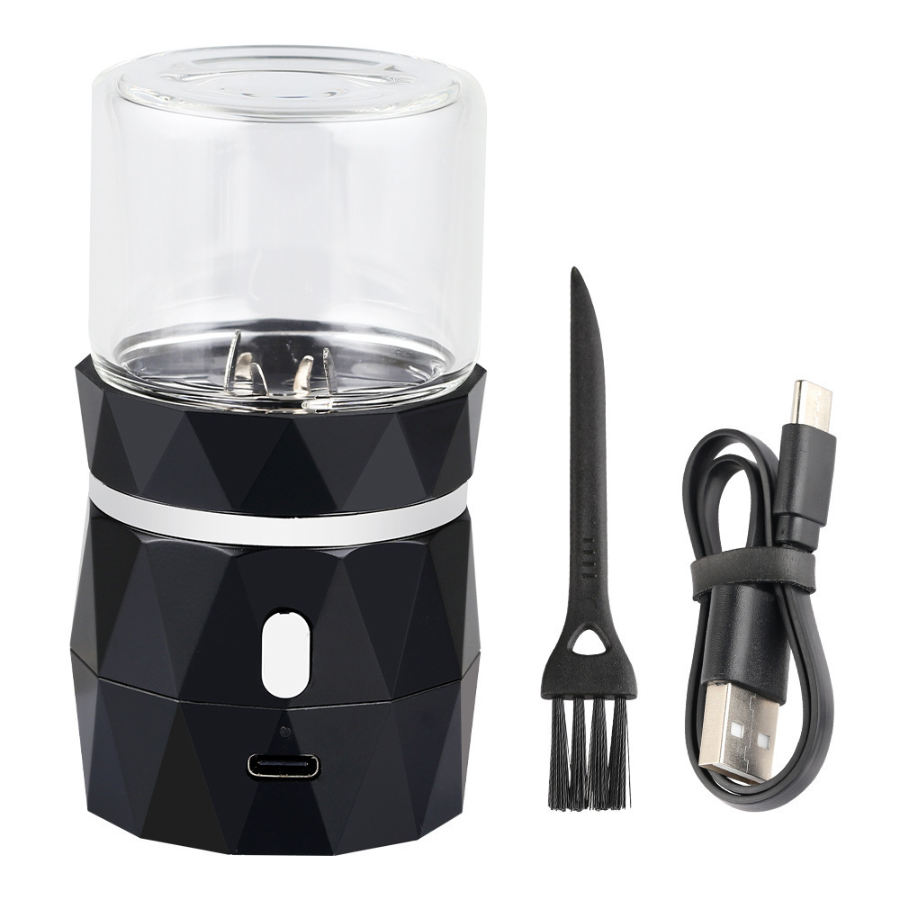 Anho Portable mini Electric Herb Grinder Auto metal Grinder Vapor 400mAh Battery Compact Tobacco Shredder Smoke Accessor