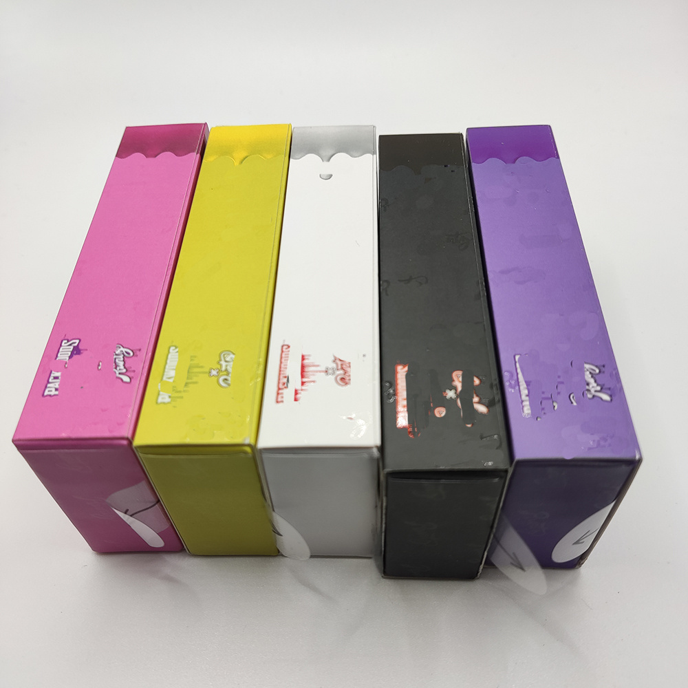 Anho Newest packaging box 1g disposable pen paper box custom logo Drawer package