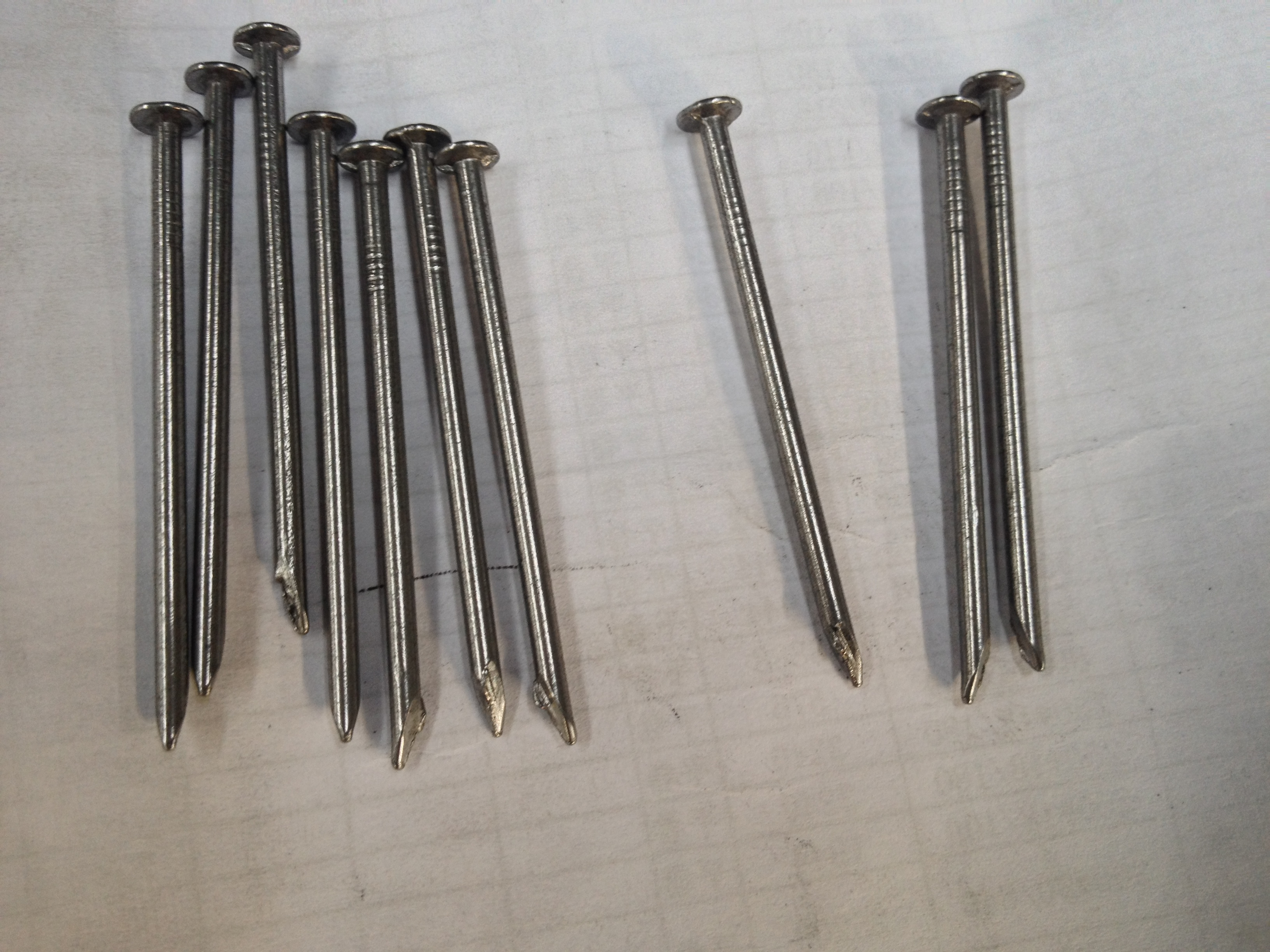 machine quality ring shank loose nails with point