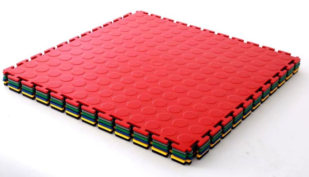 High-strengh Best Selling Pvc Interlocking Garage Floor Tiles/removable Pvc Interlocking Floor Mats For Warehouse