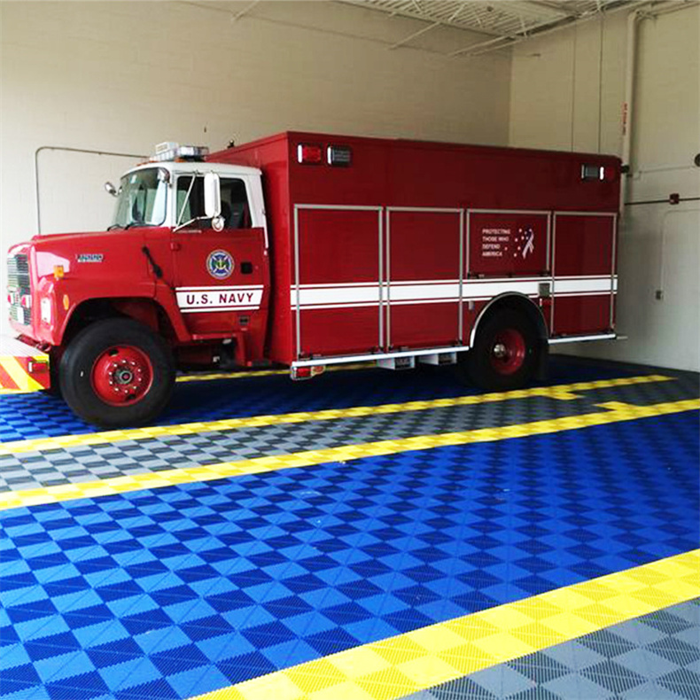 Top Qualified Non Slip Interlocking Durable Pvc Multiple Colour Garage Floor Tiles Portable Parking Plas