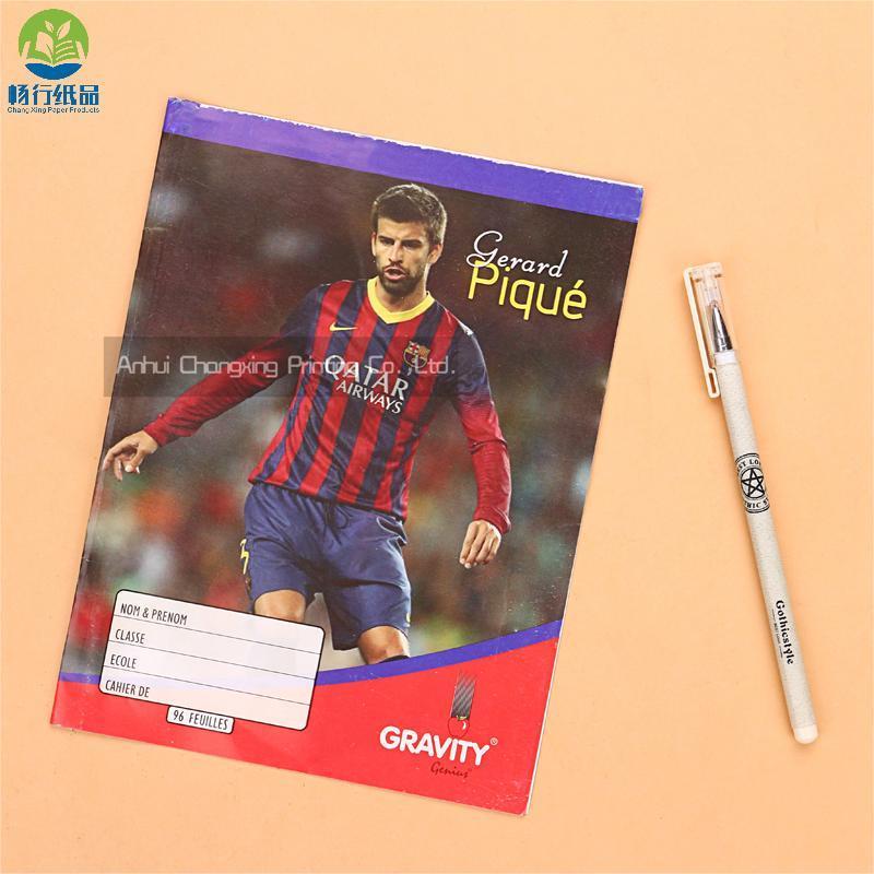 Sport style exercise book counter book school or office use notebook