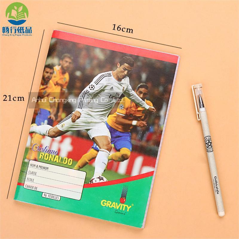 Sport style exercise book counter book school or office use notebook