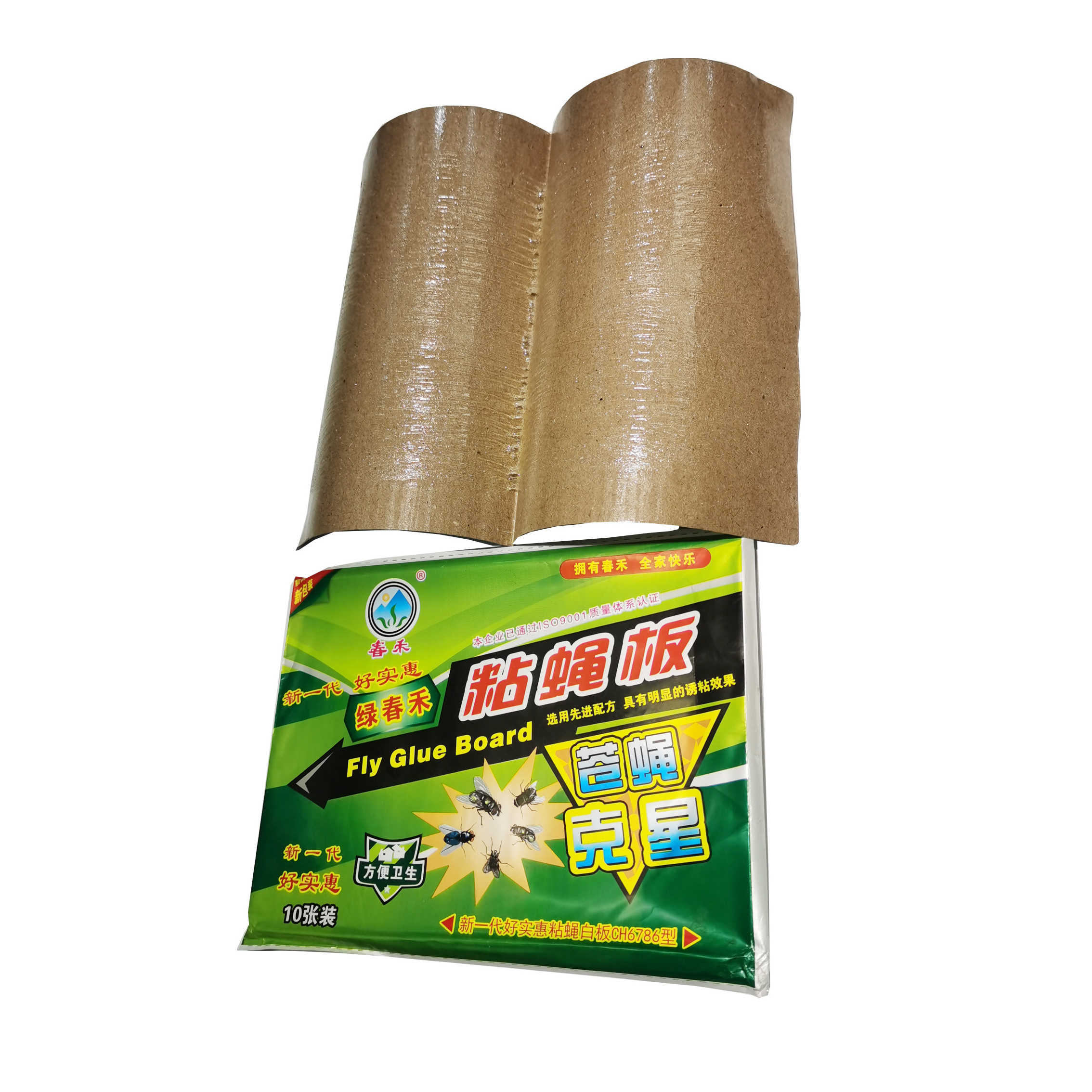 Fly Paper House Fruit Flies Catcher Board Sticky Glue Traps for Houseflies and Blowflies Fly Killer for Kitchen Indoor