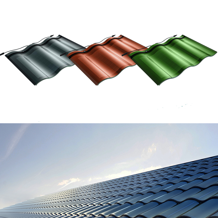 2023 Hanergy decking hantile 95w solar roof tiles BIPV waterproof New Flat Plate Solar System Photovoltaic Solar Panel