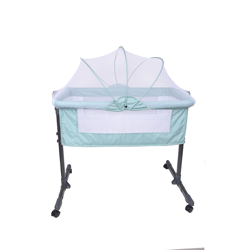 2023 new style Foldable travel baby crib baby bed beside adult bed  baby cot bed crib