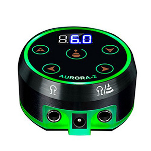 RTS Aurora-2 Upgrade Lcd Easy Touch Display Colorful Voltage Digital Tattoo Power Supply For Rotary Pmu Tattoo Machine