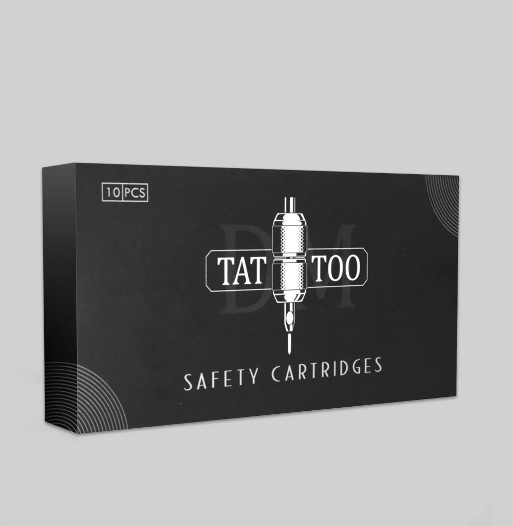 Cartridge Tattoo Needles RL RS RM M1 Disposable Sterilized Safety 1RL Needle Cartridge