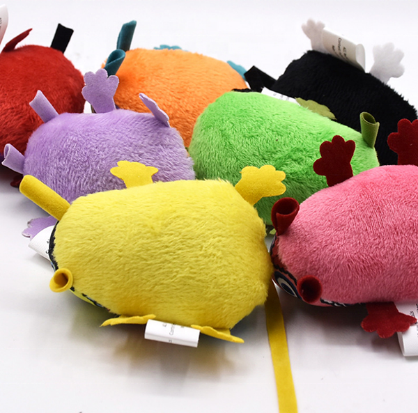 RH6841 Voice Catnip Cat Toy Colorful Rat Plush Mouse Cat Toys Pet Cat Interactive Toys