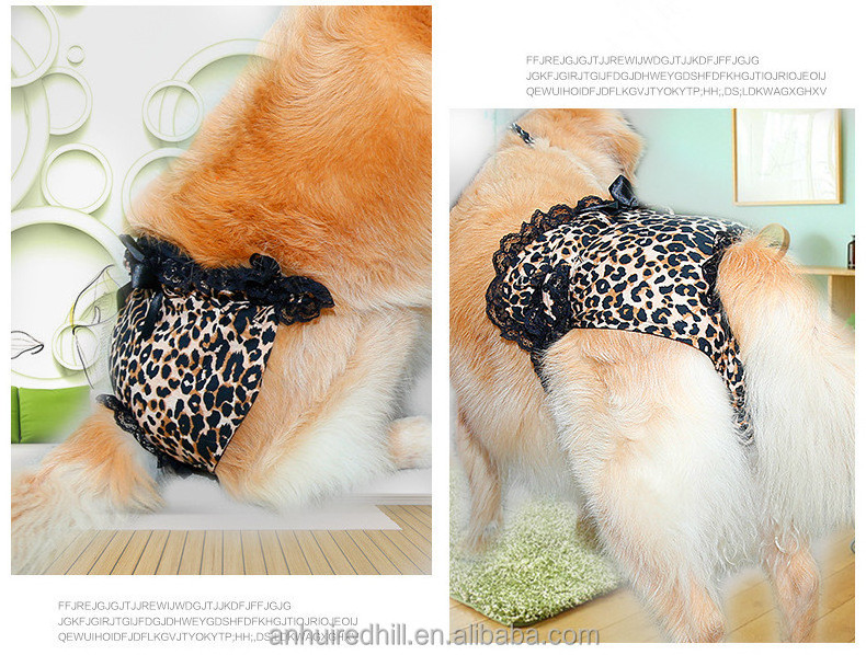 Redhill Hot sexy Pet Dog Panty Brief in Season Sanitary Pants Female Girl Dog Physiological Pants Pet Underwear Shorts Diapers