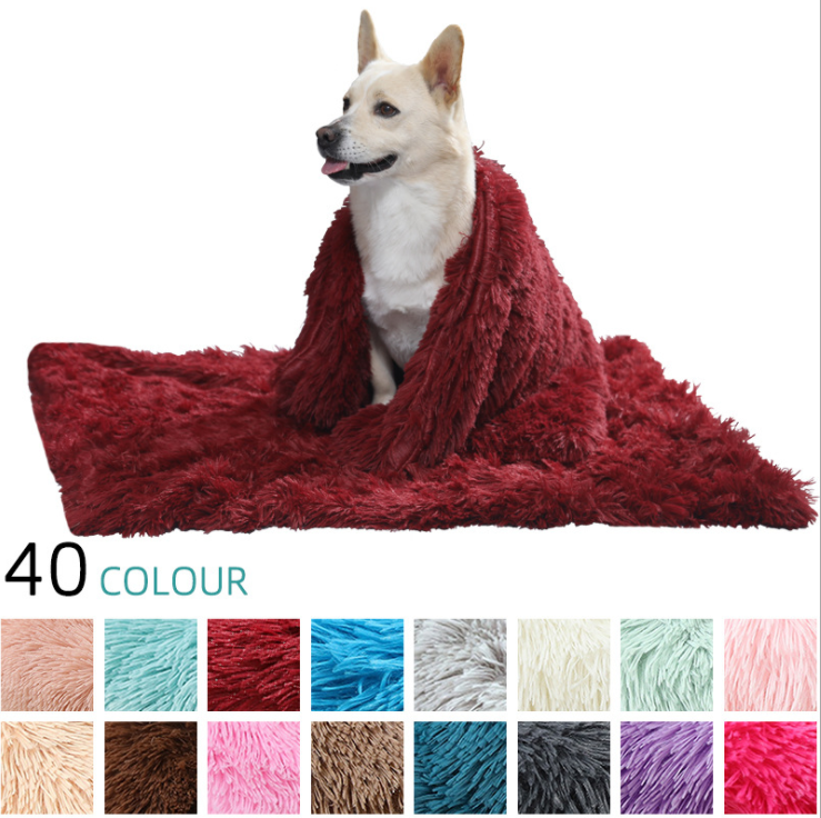 Fluffy Waterproof Dog Blanket Fleece Soft Warm Fuzzy Plush pet blanket Furniture Protector custom pet blanket