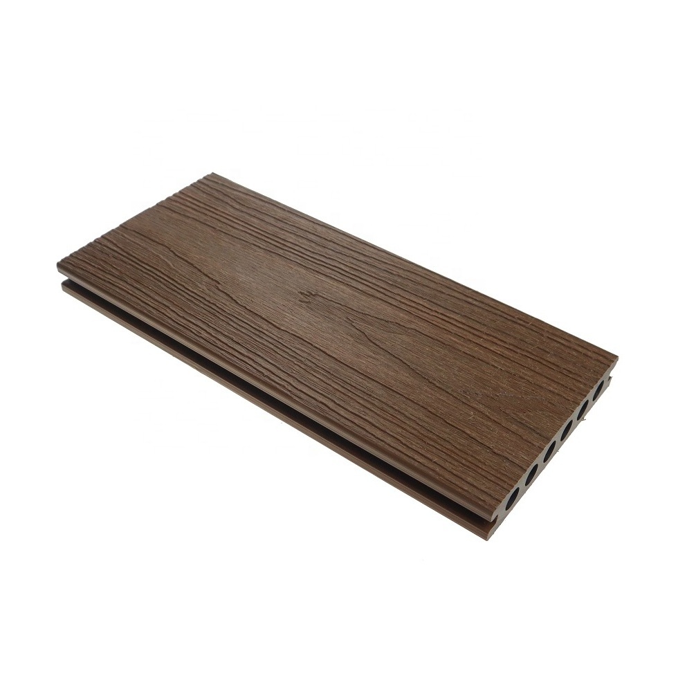 Wpc decking wood plastic co-extrusion floor waterproof garden composite hollow board