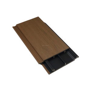 3D wall outdoor cover cladding planks of WPC Decorative exterior wall panels WPC cladding