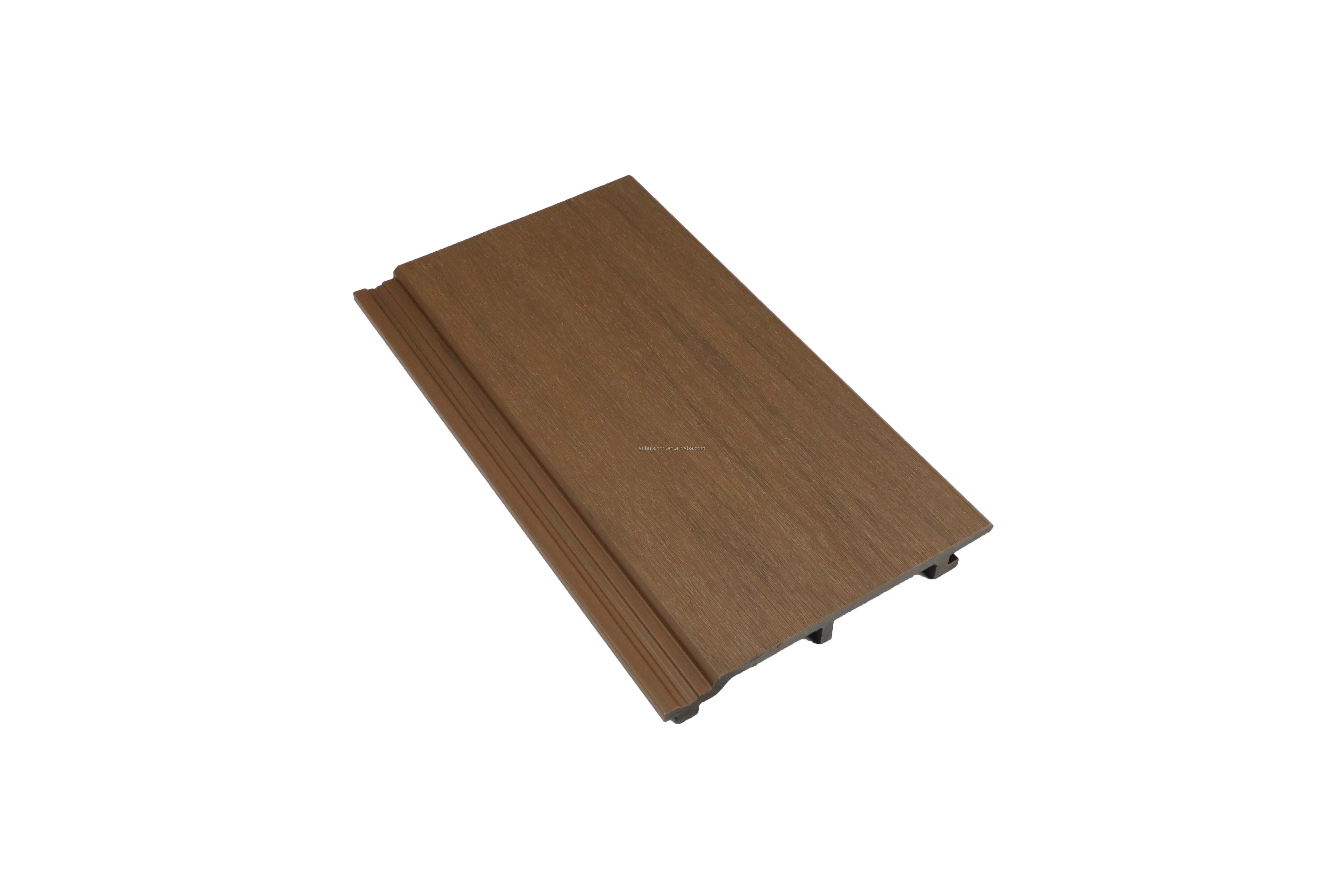 3D wall outdoor cover cladding planks of WPC Decorative exterior wall panels WPC cladding