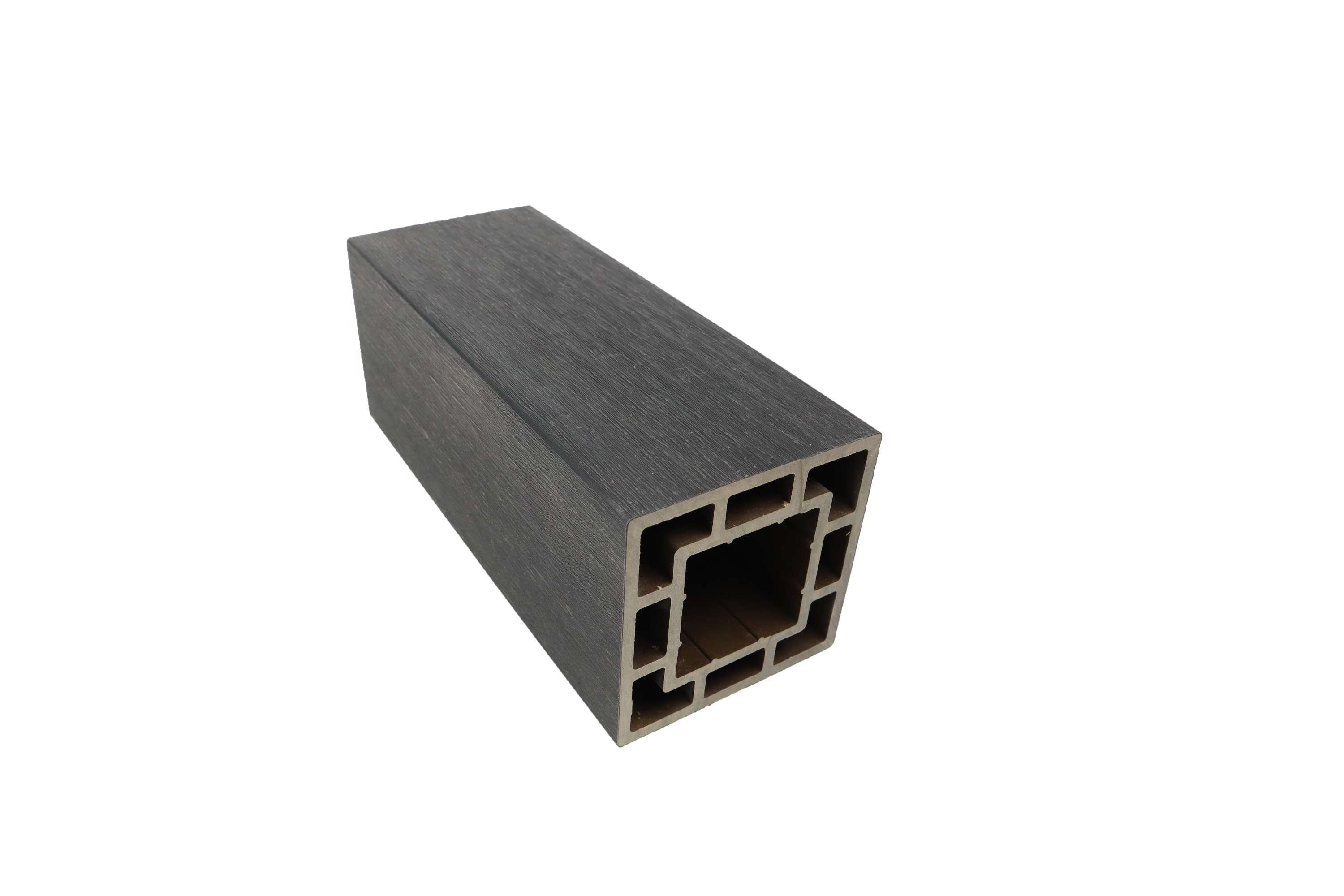 wood plastic composite wpc post for outdoor private fence/garden wpc fence co-extruded wood