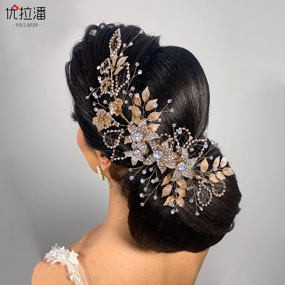 S5489F New  dinner luxury toasting clothes Creative headwear retro head jewelry wedding hair accessories bridal bridal