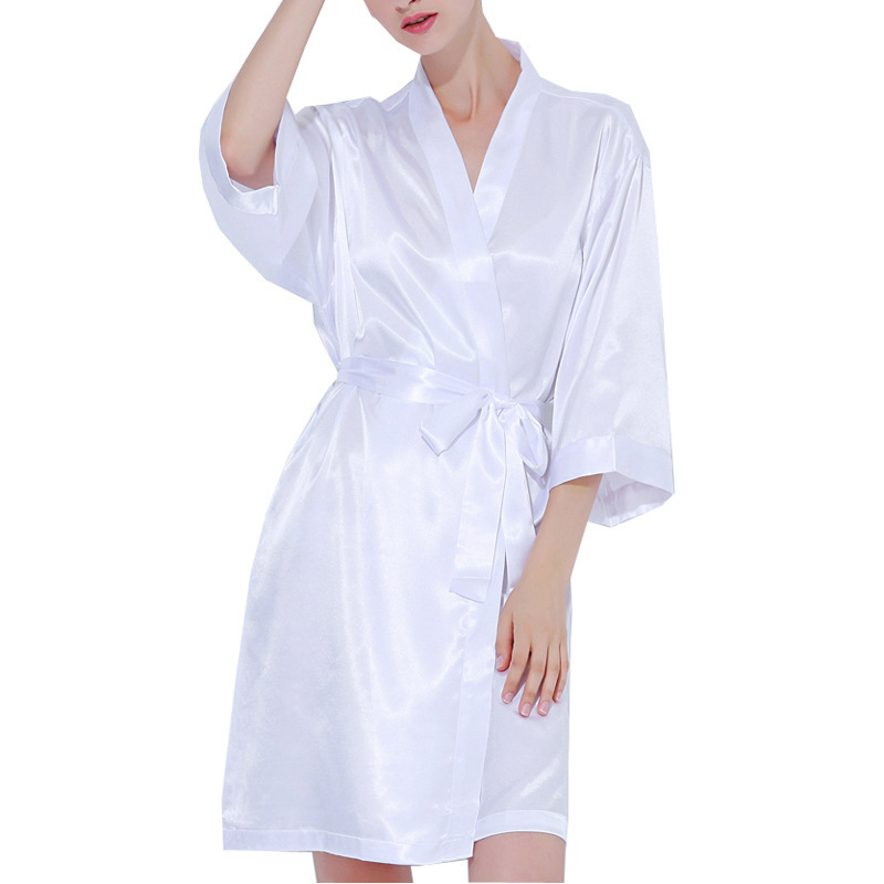 S3959F   2022 New  High Quality Solid Color Bridal Cardigan sexy women bridesmaid robes