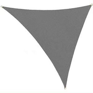 Uv Protection Garden Car Park Outdoor Waterproof Triangle HDPE Grey Sun Sail Shade Cloth Mesh Canopy Factory