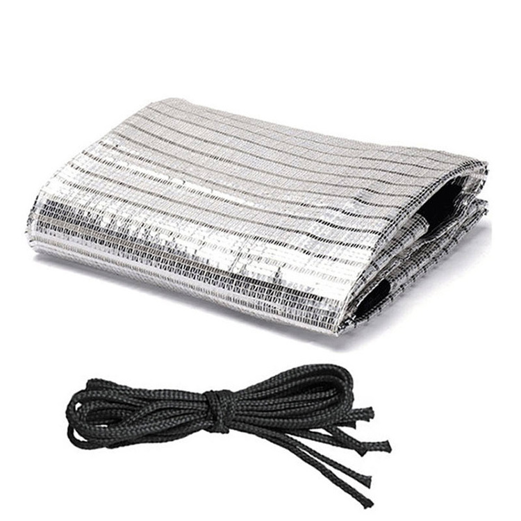 Durable Outdoor 80% Sun Reflective Silver Aluminum Shade Net for Farm and Horticulture with UV