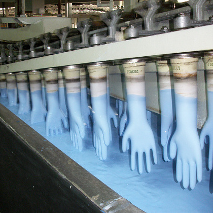 High efficiency latex nitrile glove manufacturing machine automatic glove production line