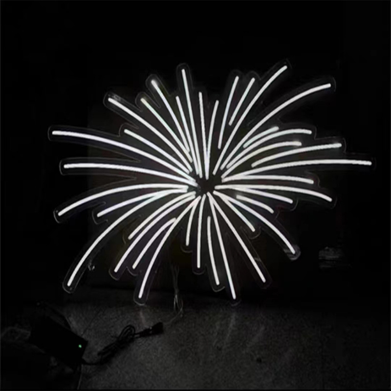 Wedding props fireworks wedding neon lights ceiling lights starry sky wedding acrylic luminescent flower decorative lights