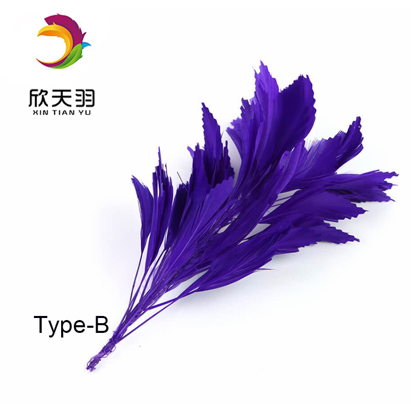 Dyed Color Headdress Flower Millinery Flower Supplies Millinery Feathers