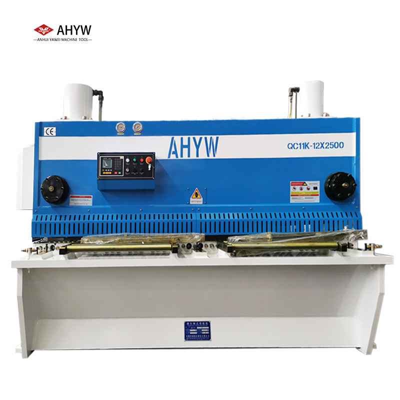 Low Noise YWGS 6X3200 Reliable Gear Pump Running Hydraulic CNC Guillotine Steel Plate Shearing Machine