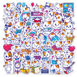 Promotional Sticker Spree Cute Hello Cats Sticker Book Decals Teacher Classroom Reward Small Kt Sticker Gift