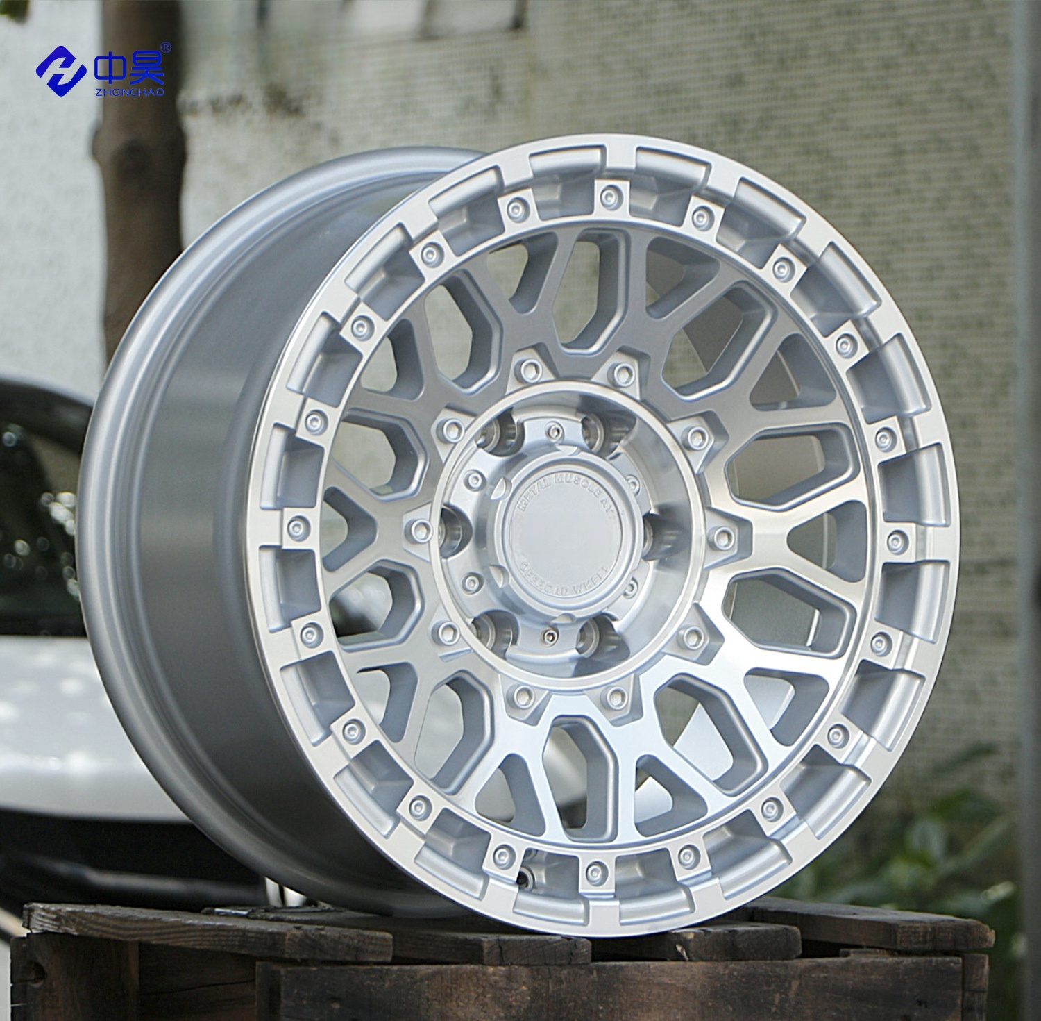 Alloy car rims 17 18inch beadlock wheel for pickup & suv wheels