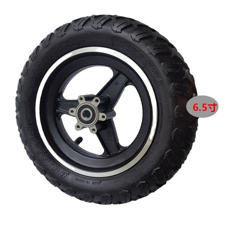 10 Inch Off-road Electric Scooter Inflatable Wheel With Mountain Tyre And Inner Tube Compatible With Disc Brake rims wheel