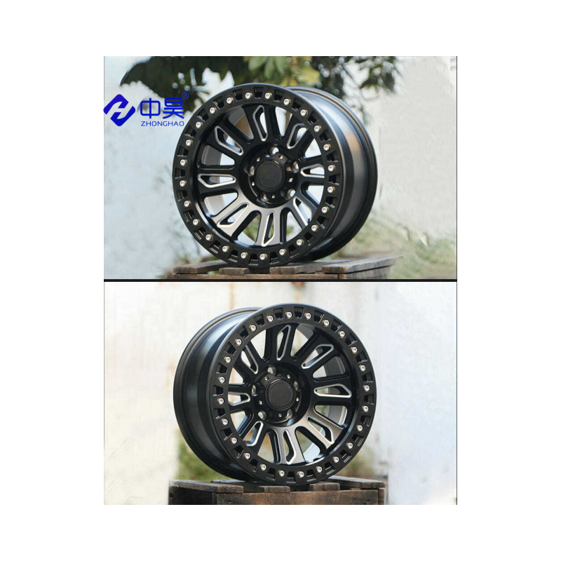 Alloy car rims 17 18inch beadlock wheel for pickup & suv wheels