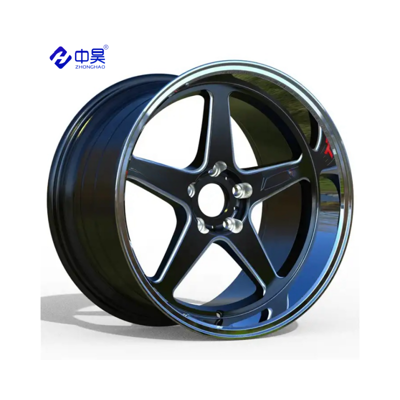 alloy wheels 15 inch 4*100 factory wholesale 4 holes 5 spokes rims