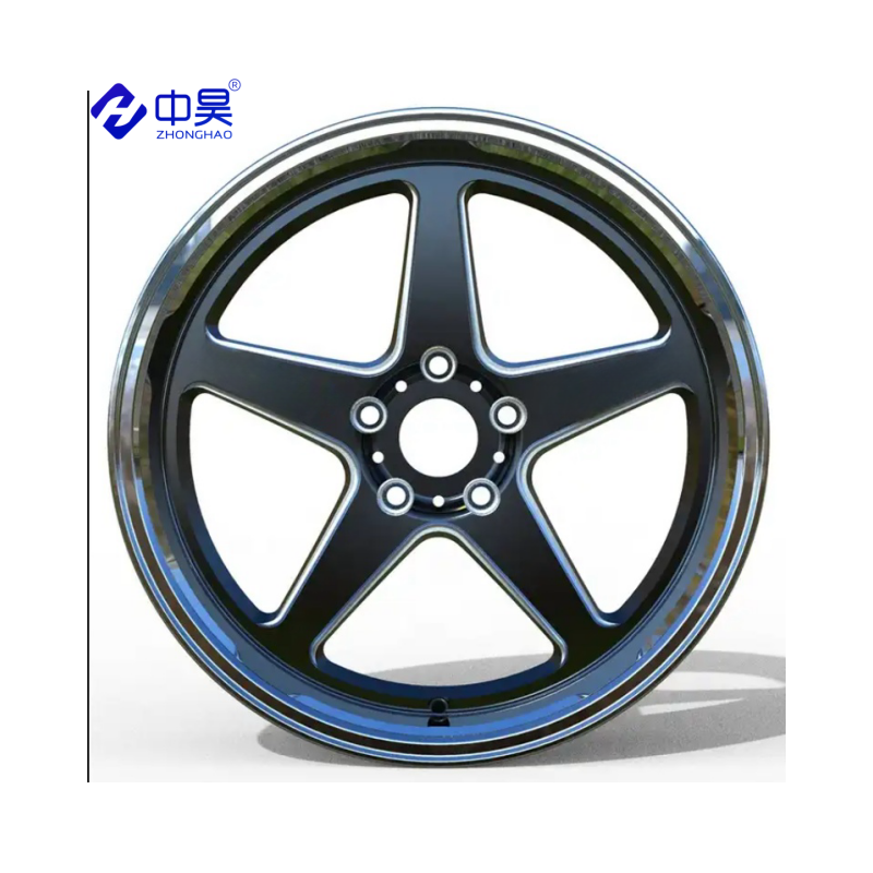 alloy wheels 15 inch 4*100 factory wholesale 4 holes 5 spokes rims