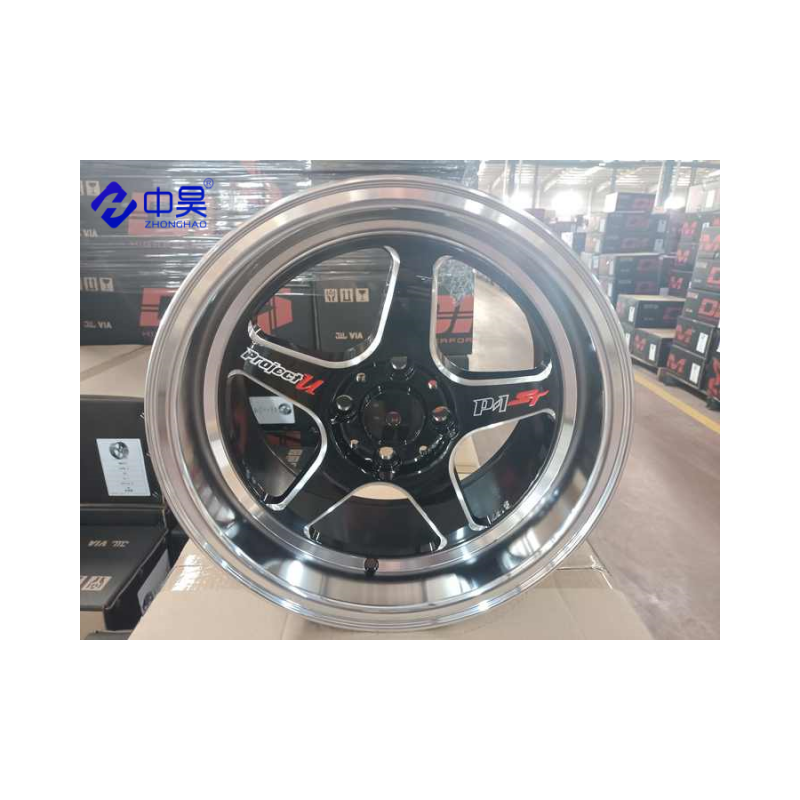 alloy wheels 15 inch 4*100 factory wholesale 4 holes 5 spokes rims