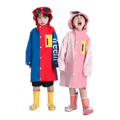 Lightweight Rain Poncho Waterproof Outwear Rainwear Toddler Kids Raincoat