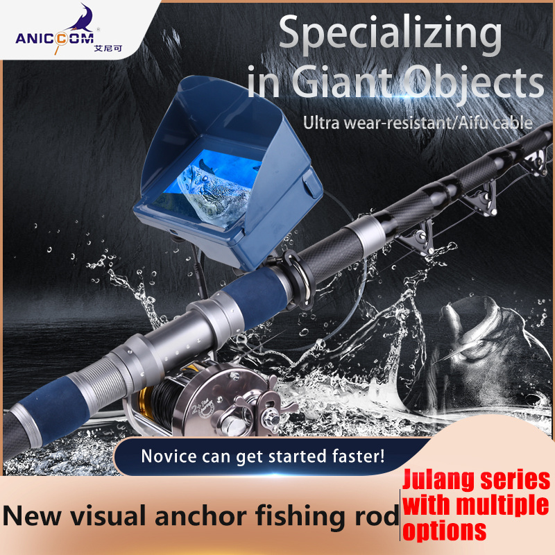 Aniccom 2023 Underwater Visual Camera Portable High Definition Screen Camera For Fishing Underwater Fishing Pole Camera Rod Set