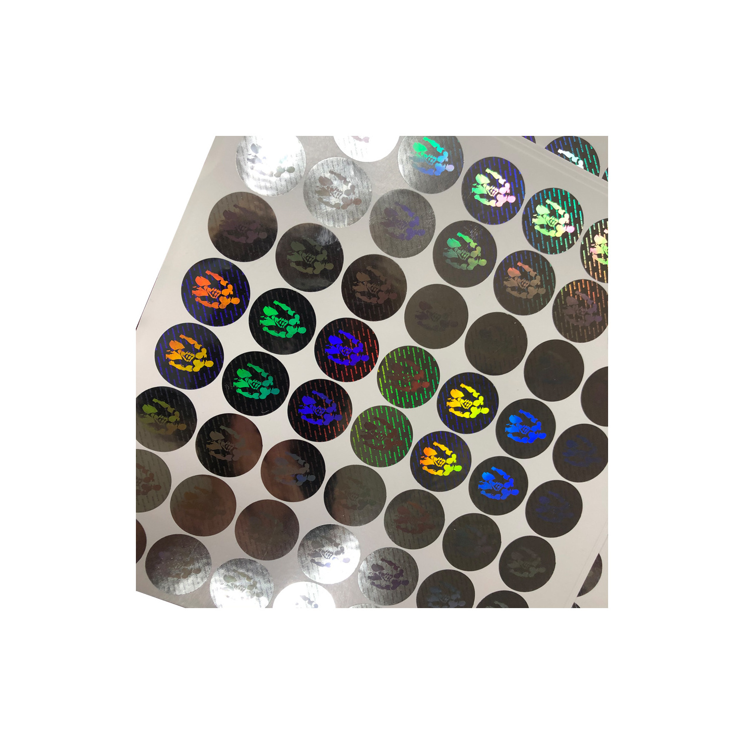 Machine made custom printing die cut 3d hologram sticker