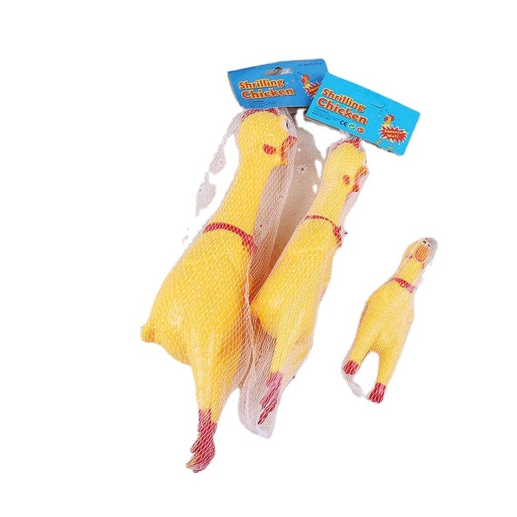 Custom Screaming Chicken Pet Stress Relief Fun Resistant To Biting Chewing Toy Pet Chewing Toy