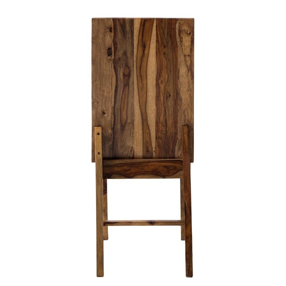 Sheesham wood dining chair set of two