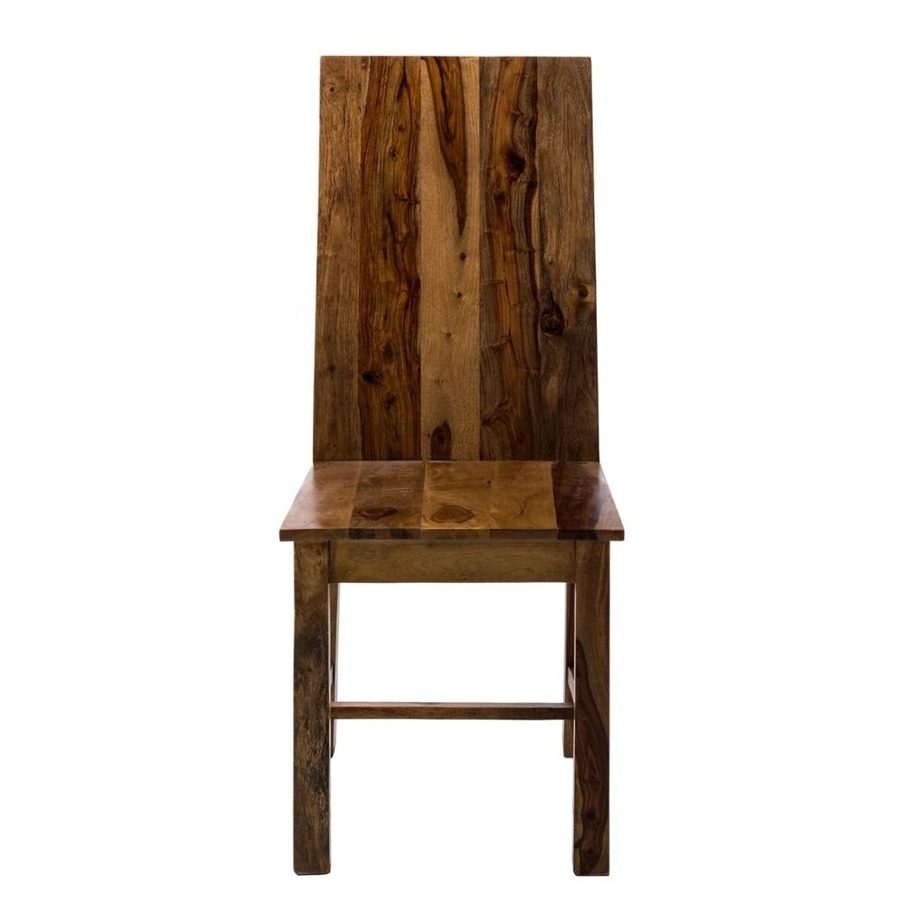 Sheesham wood dining chair set of two